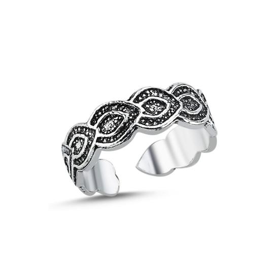Tevuli Gümüş Çocuk Yüzüğü- Eklem Yüzüğü- Ayak Yüzüğü